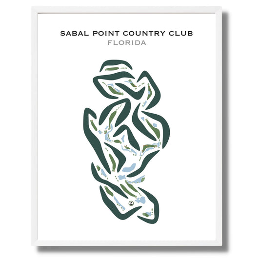 Sabal Point Country Club, Florida - Printed Golf Courses
