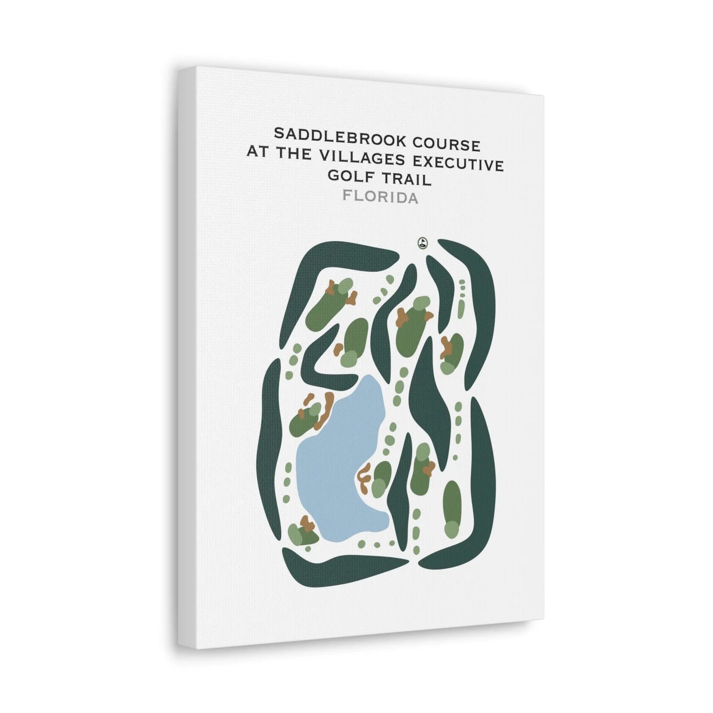 Saddlebrook Course at The Villages Executive Golf Trail, Florida - Printed Golf Courses