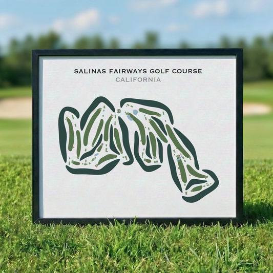 Salinas Fairways Golf Course, California - Printed Golf Courses