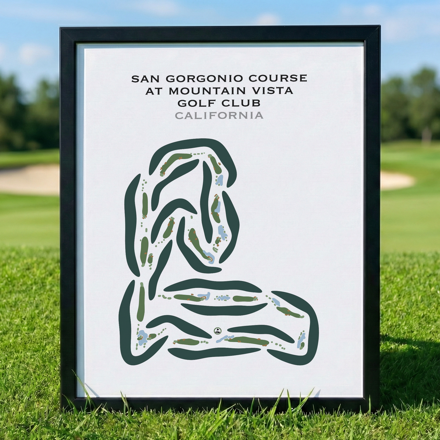 San Gorgonio Course at Mountain Vista Golf Club, California - Printed Golf Courses