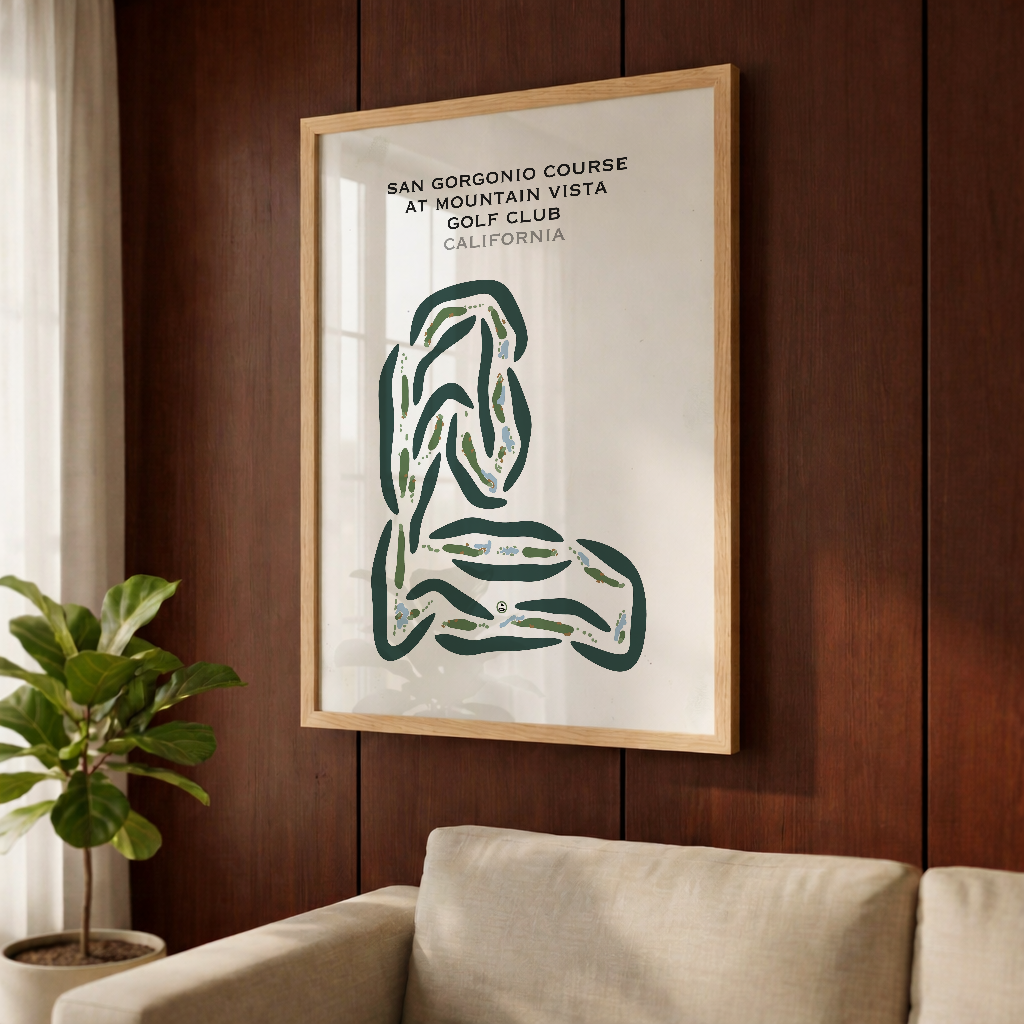 San Gorgonio Course at Mountain Vista Golf Club, California - Printed Golf Courses
