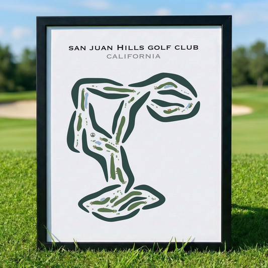 San Juan Hills Golf Club, California - Printed Golf Courses