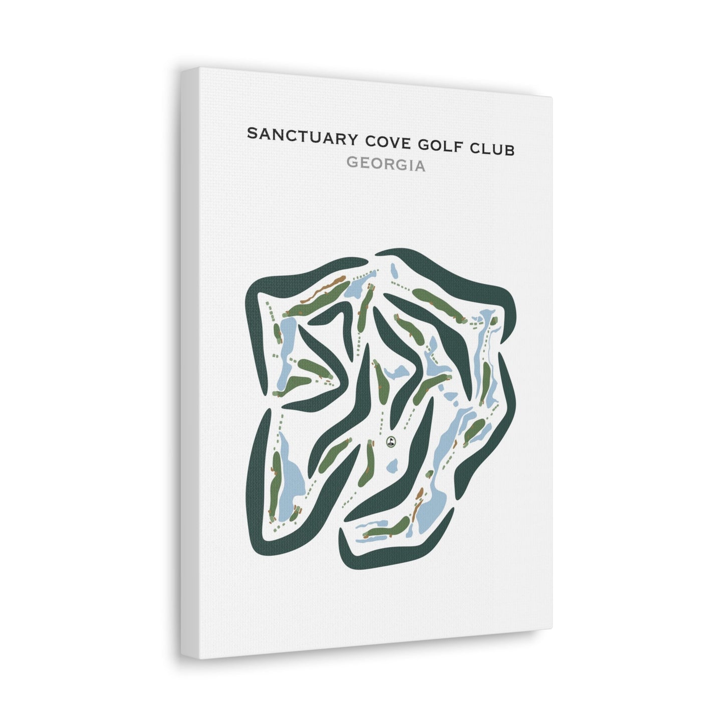 Sanctuary Cove Golf Club, Georgia - Printed Golf Courses