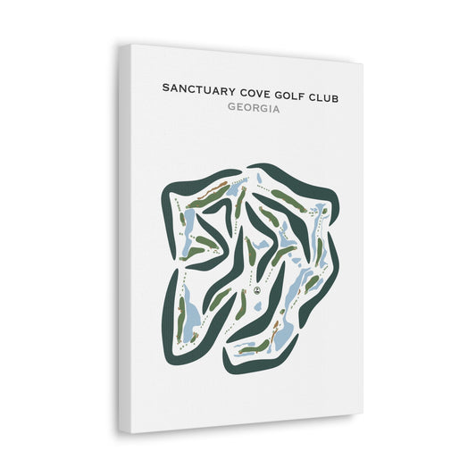 Sanctuary Cove Golf Club, Georgia - Printed Golf Courses