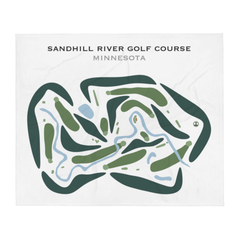 Sandhill River Golf Course, Minnesota - Printed Golf Courses
