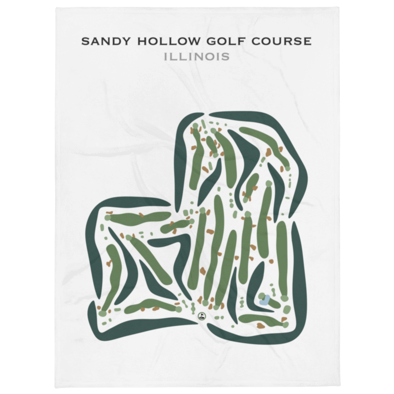 Sandy Hollow Golf Course, Illinois - Printed Golf Courses