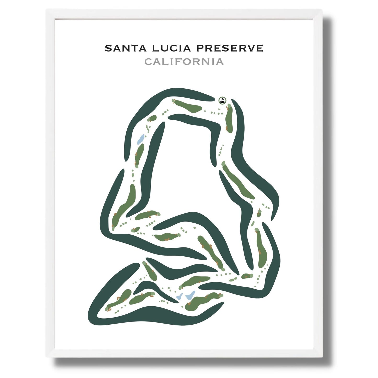 Santa Lucia Preserve, California - Printed Golf Courses
