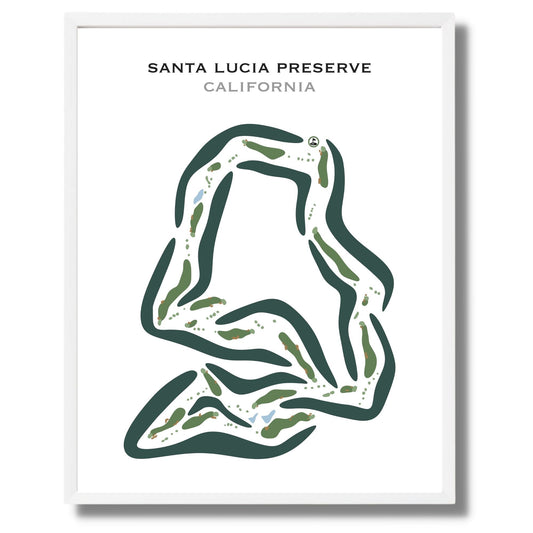 Santa Lucia Preserve, California - Printed Golf Courses