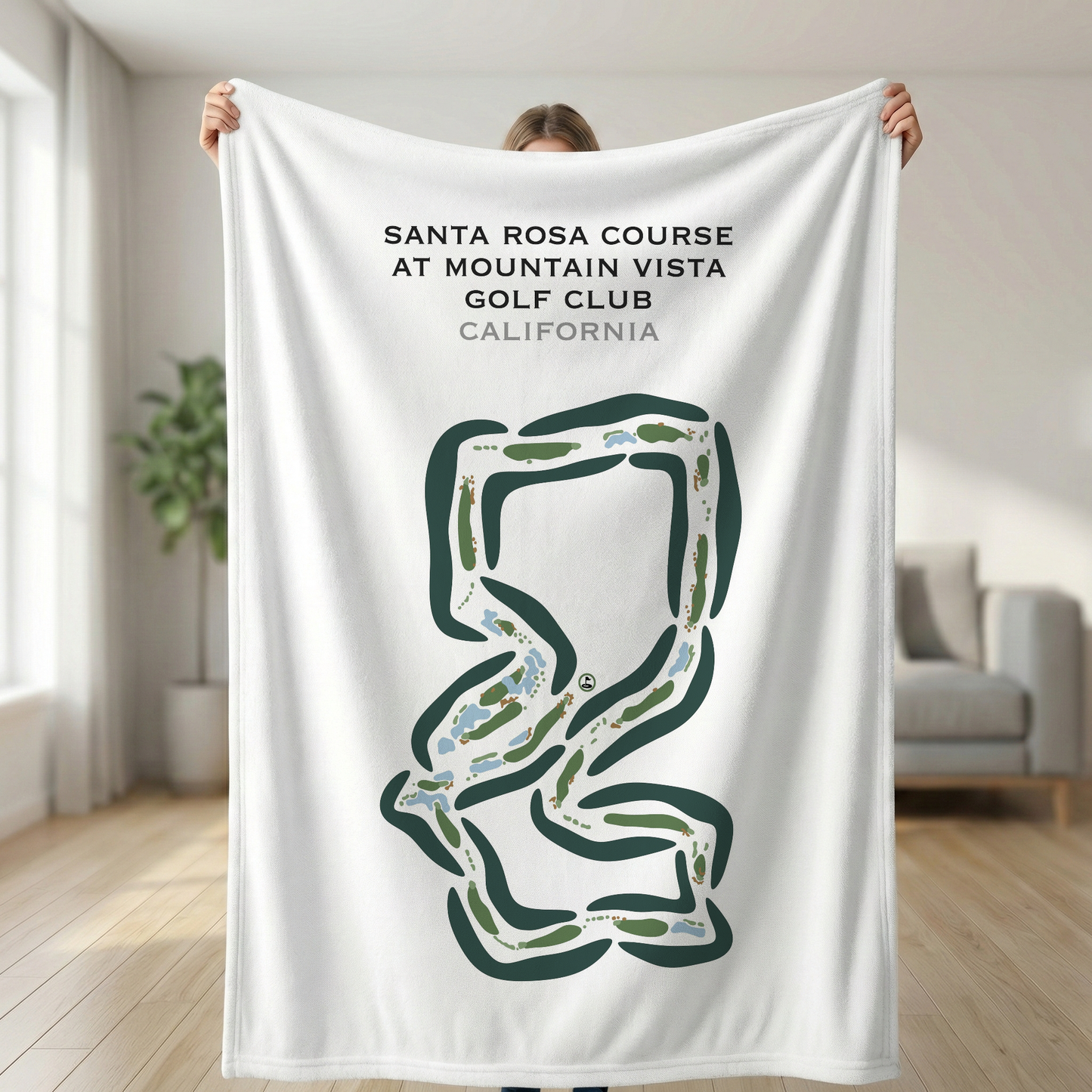 Santa Rosa Course at Mountain Vista Golf Club, California - Printed Golf Courses