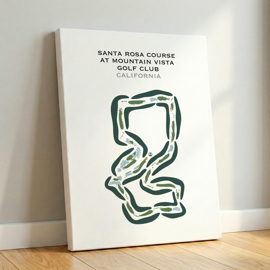 Santa Rosa Course at Mountain Vista Golf Club, California - Printed Golf Courses