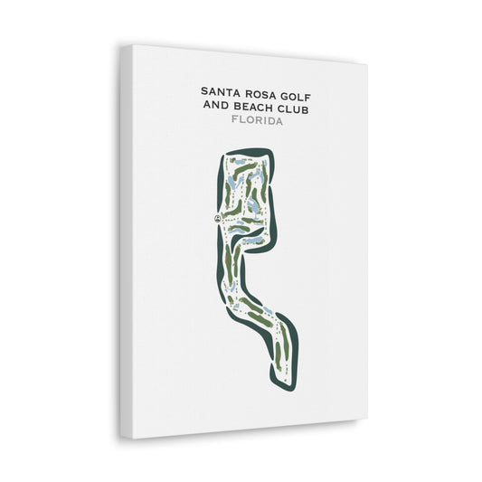 Santa Rosa Golf & Beach Club, Florida - Printed Golf Courses