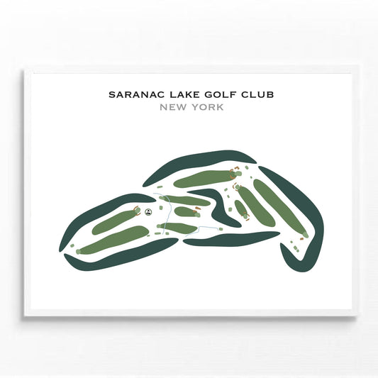 Saranac Lake Golf Club, New York - Printed Golf Courses