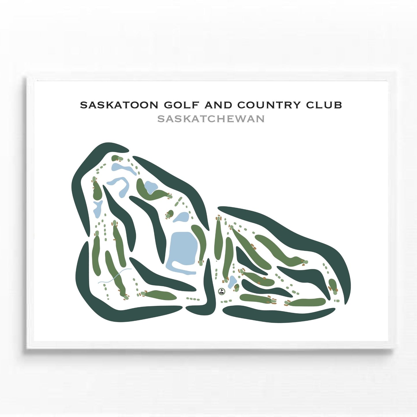 Saskatoon Golf and Country Club, Saskatchewan - Printed Golf Courses