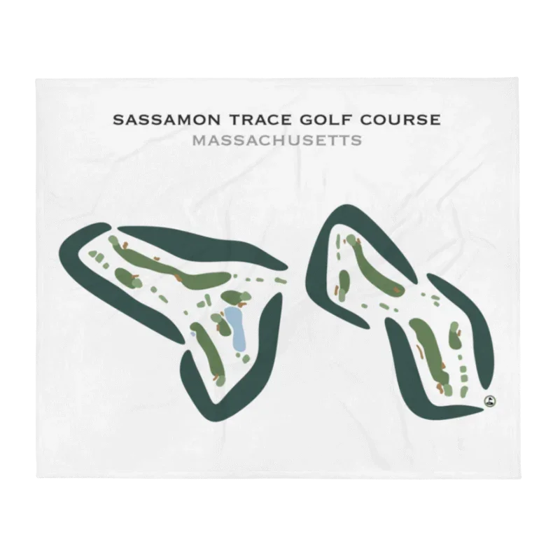 Sassamon Trace Golf Course, Massachusetts - Printed Golf Courses