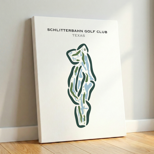 Schlitterbahn Golf Club, Texas - Printed Golf Courses