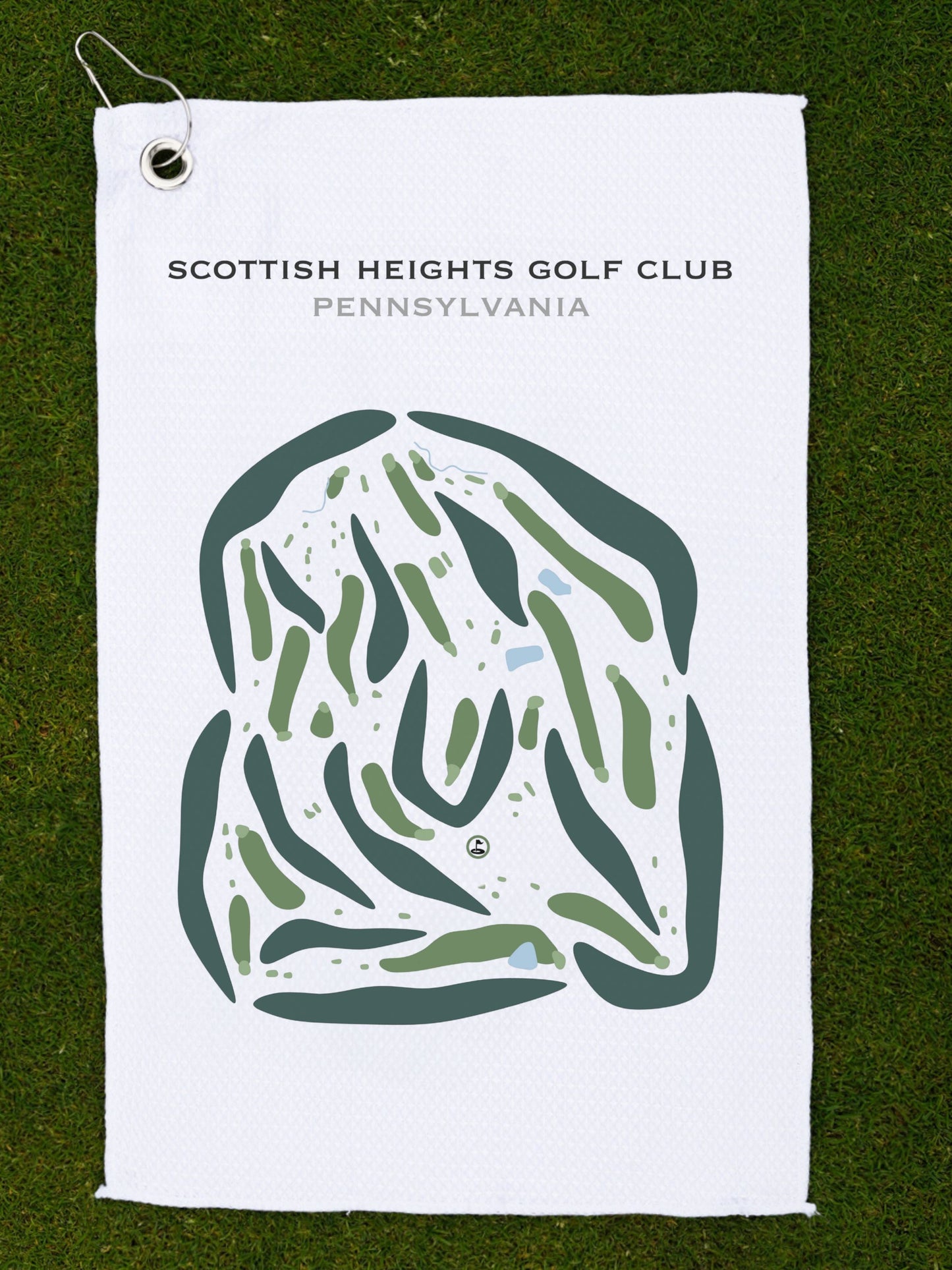 Scottish Heights Golf Club, Pennsylvania - Printed Golf Courses