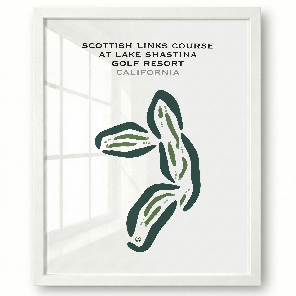 Scottish Links at Lake Shastina Golf Resort, California - Printed Golf Courses