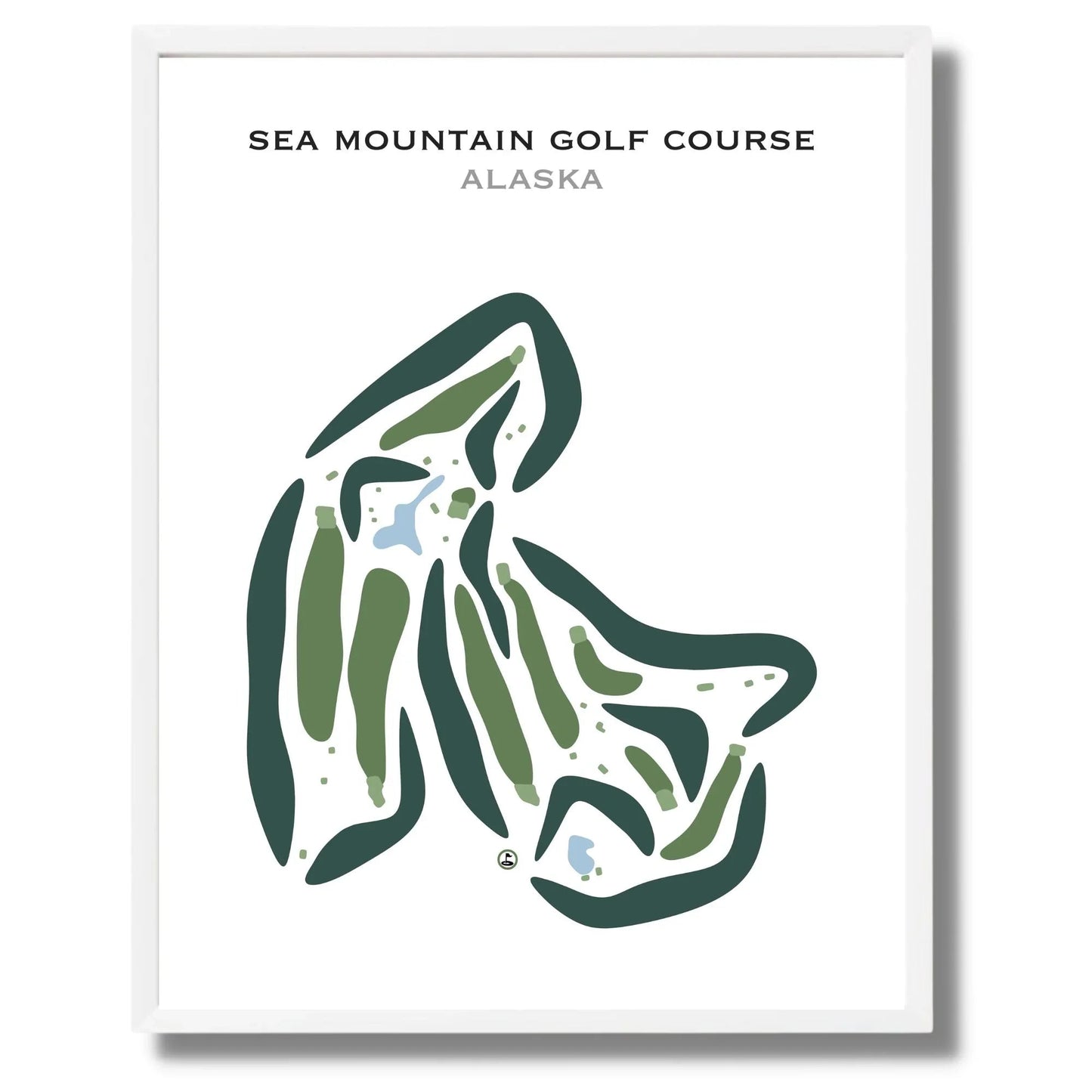 Sea Mountain Golf Course, Alaska - Printed Golf Courses
