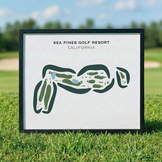 Sea Pines Golf Resort, California - Printed Golf Courses