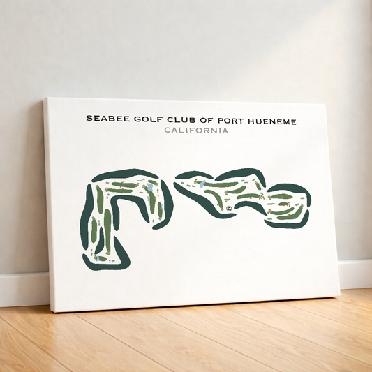 Seabee Golf Club of Port Hueneme, California - Printed Golf Courses