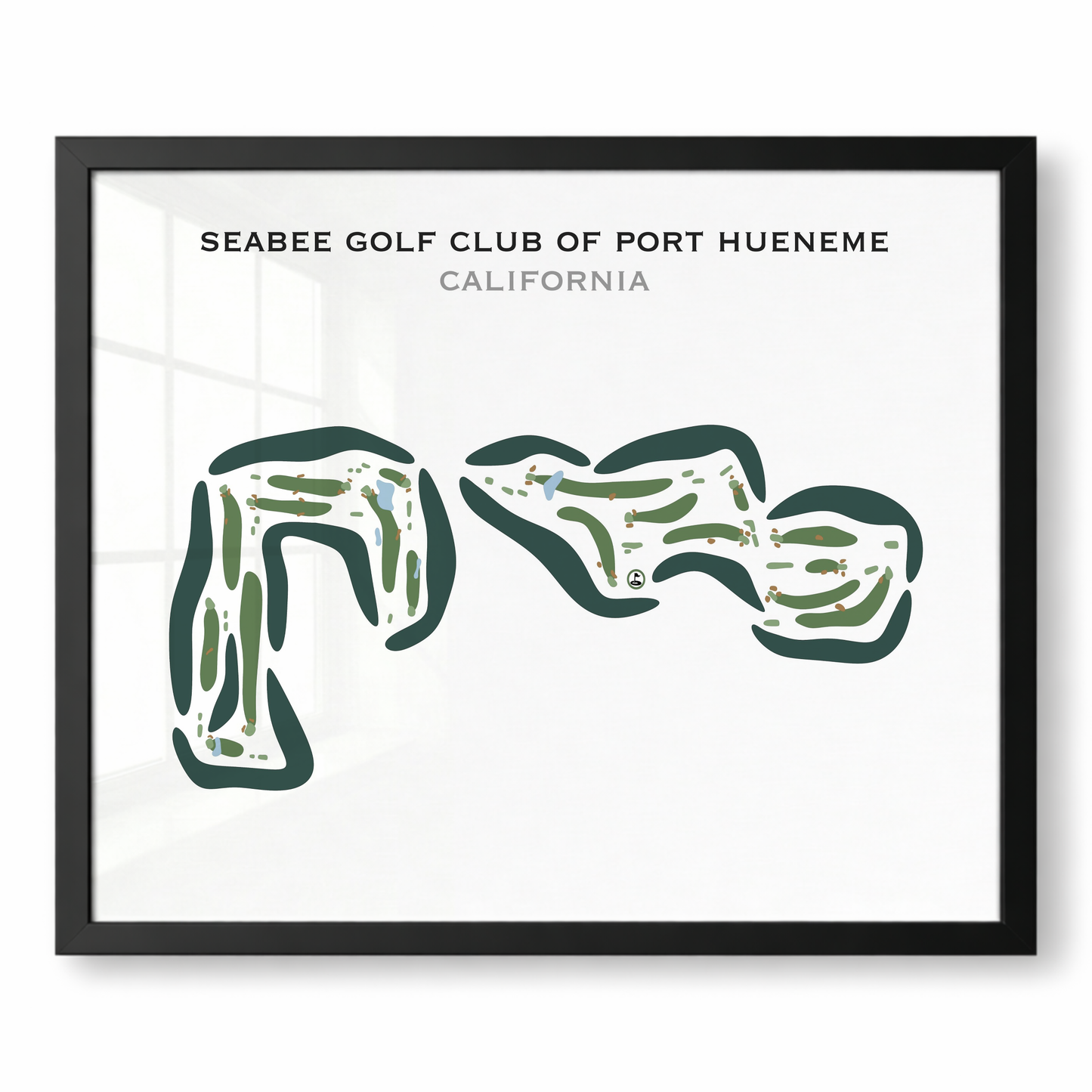Seabee Golf Club of Port Hueneme, California - Printed Golf Courses