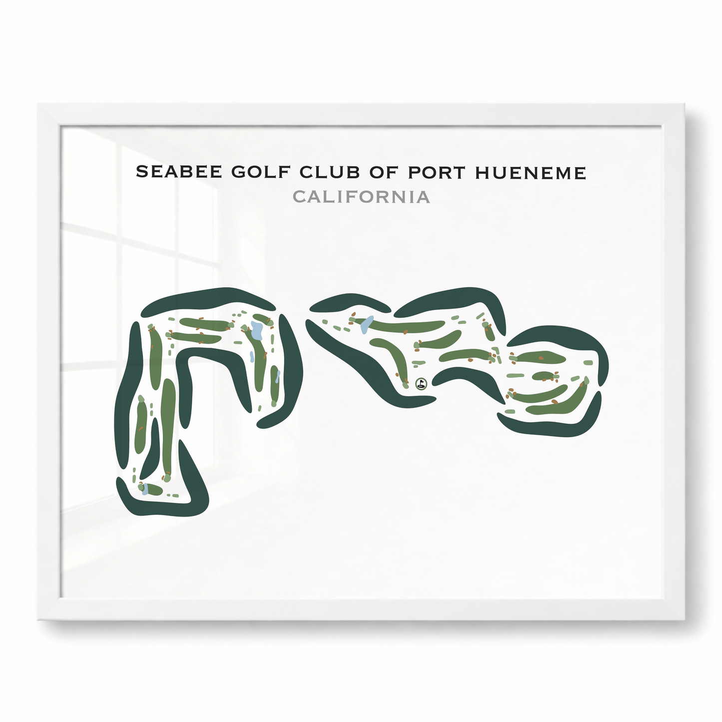 Seabee Golf Club of Port Hueneme, California - Printed Golf Courses