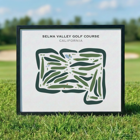 Selma Valley Golf Course, California - Printed Golf Courses