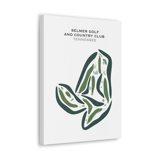 Selmer Golf & Country Club, Tennessee - Printed Golf Courses