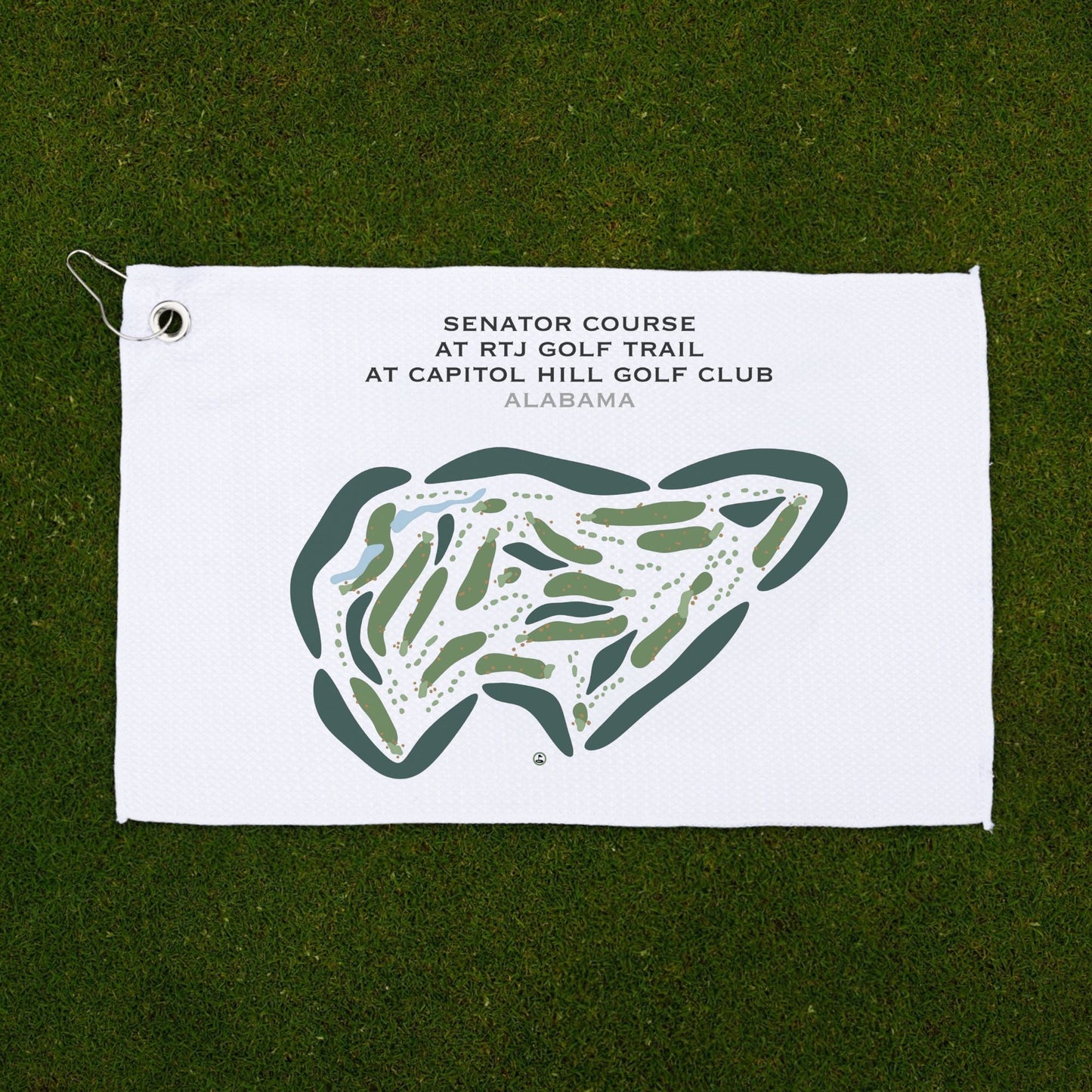 Senator Course at RTJ Golf Trail at Capitol Hill, Alabama - Printed Golf Courses