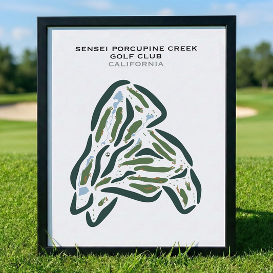 Sensei Porcupine Creek Golf Club, California - Printed Golf Courses