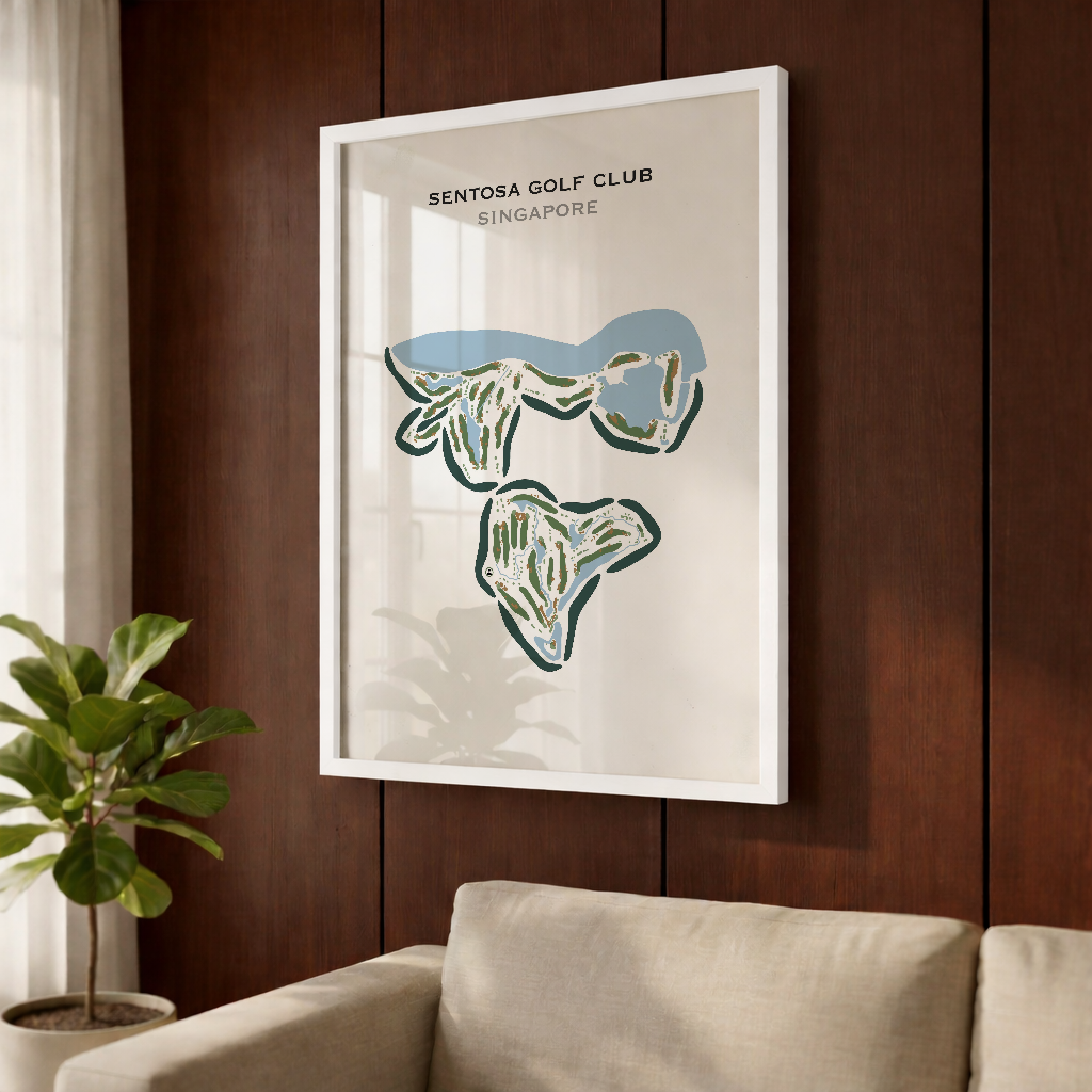 Sentosa Golf Club, Singapore - Printed Golf Courses