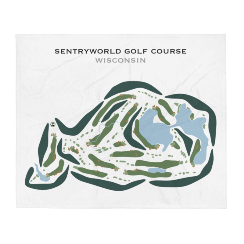 SentryWorld Golf Course, Wisconsin - Printed Golf Courses