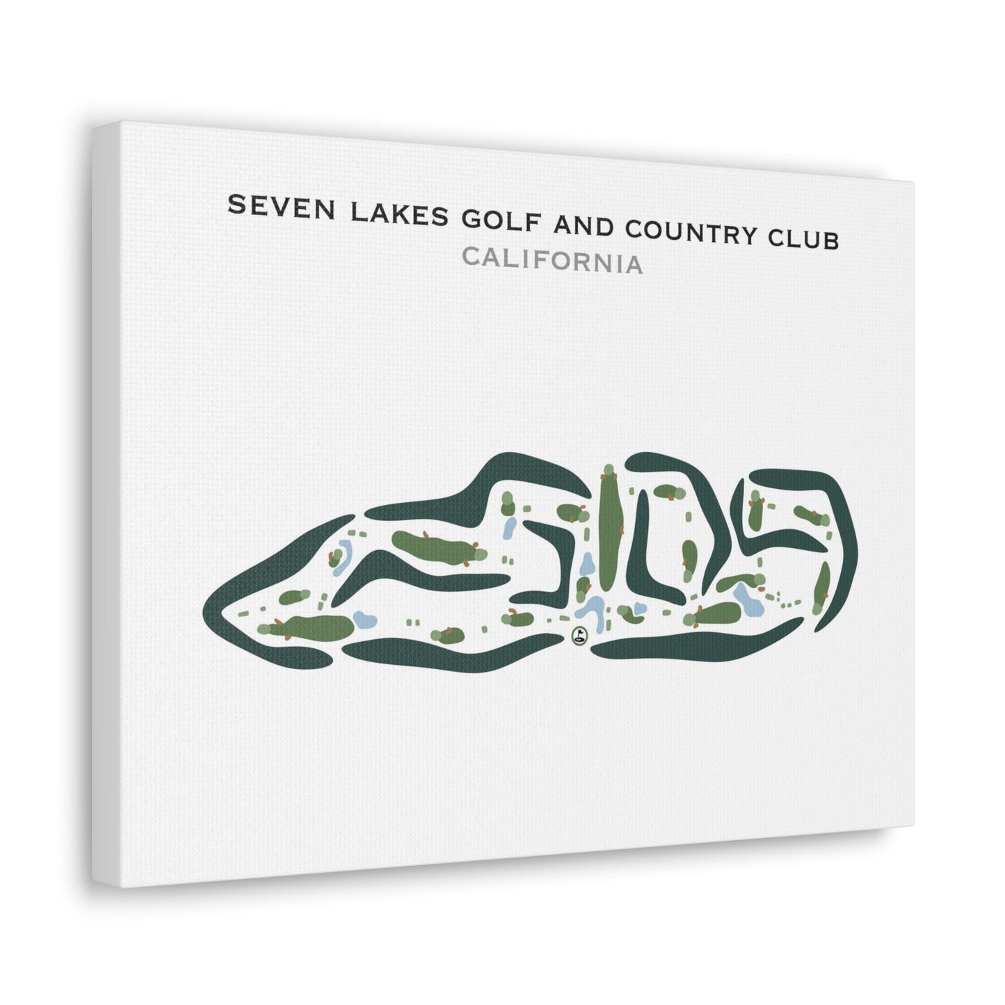 Seven Lakes Golf & Country Club, California - Printed Golf Courses