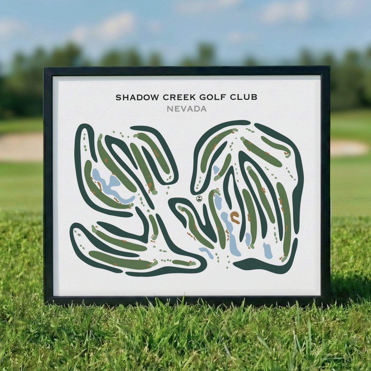 Shadow Creek Golf Course, Nevada - Printed Golf Courses