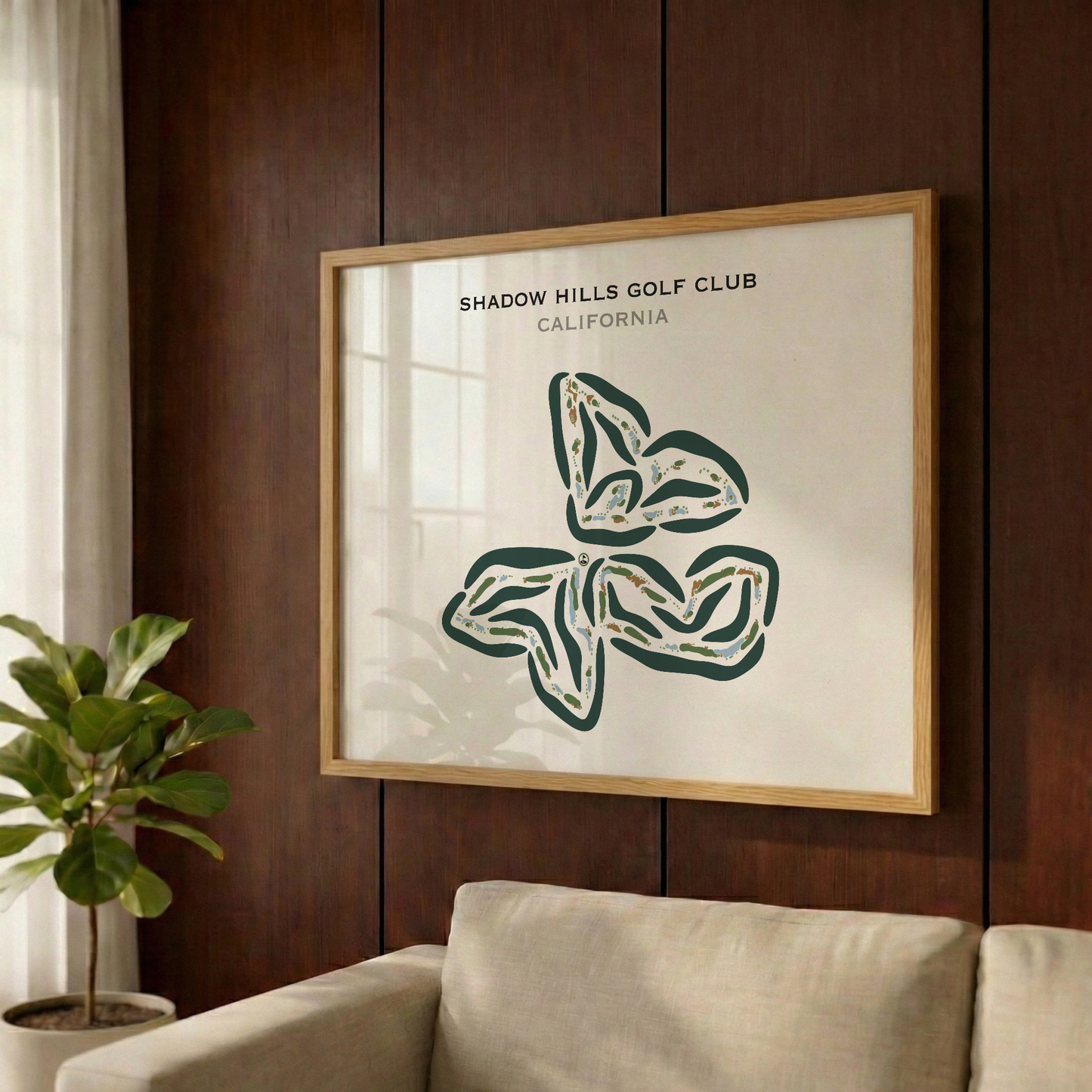 Shadow Hills Golf Club, California - Printed Golf Courses