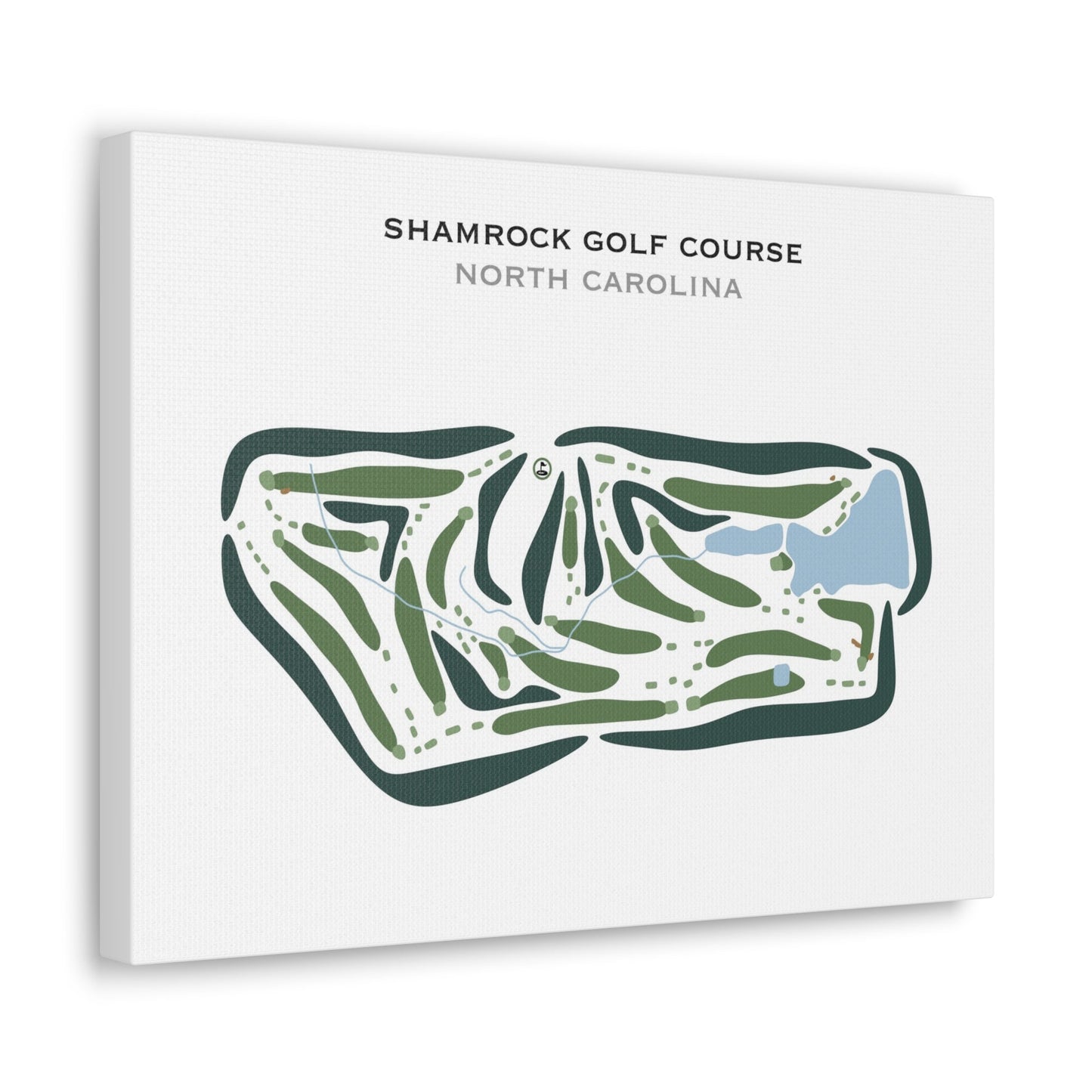 Shamrock Golf Course, North Carolina - Printed Golf Courses