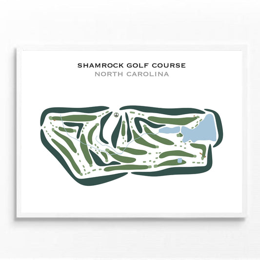 Shamrock Golf Course, North Carolina - Printed Golf Courses