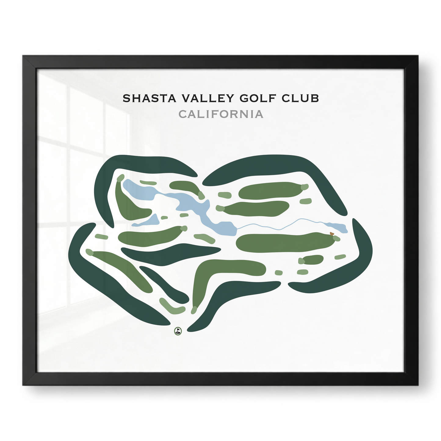 Shasta Valley Golf Club, California - Printed Golf Courses