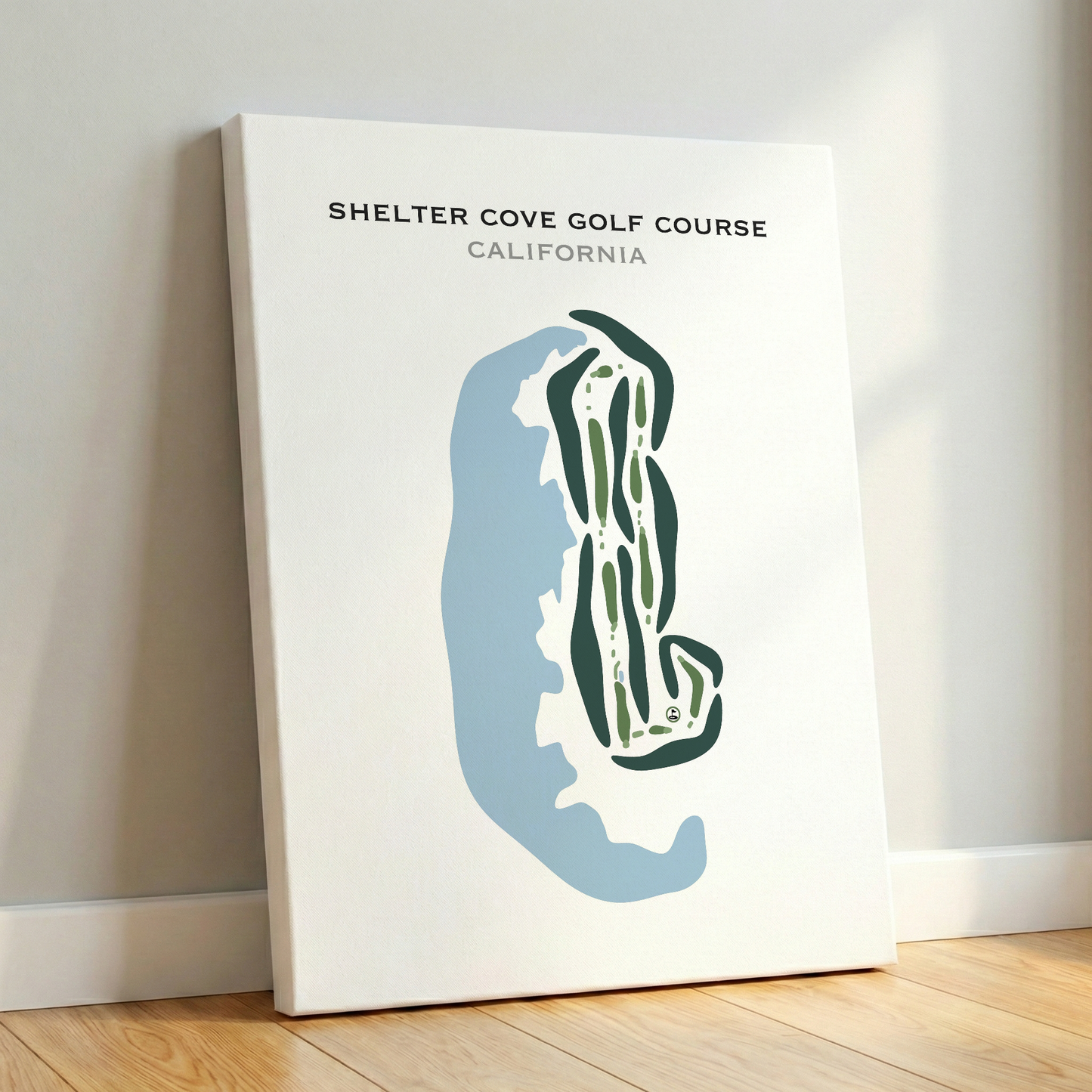 Shelter Cove Golf Course, California - Printed Golf Courses