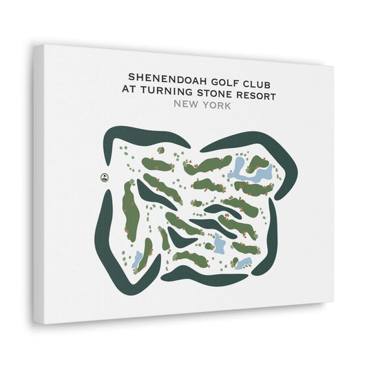 Shenendoah Golf Course at Turning Stone, New York - Printed Golf Courses