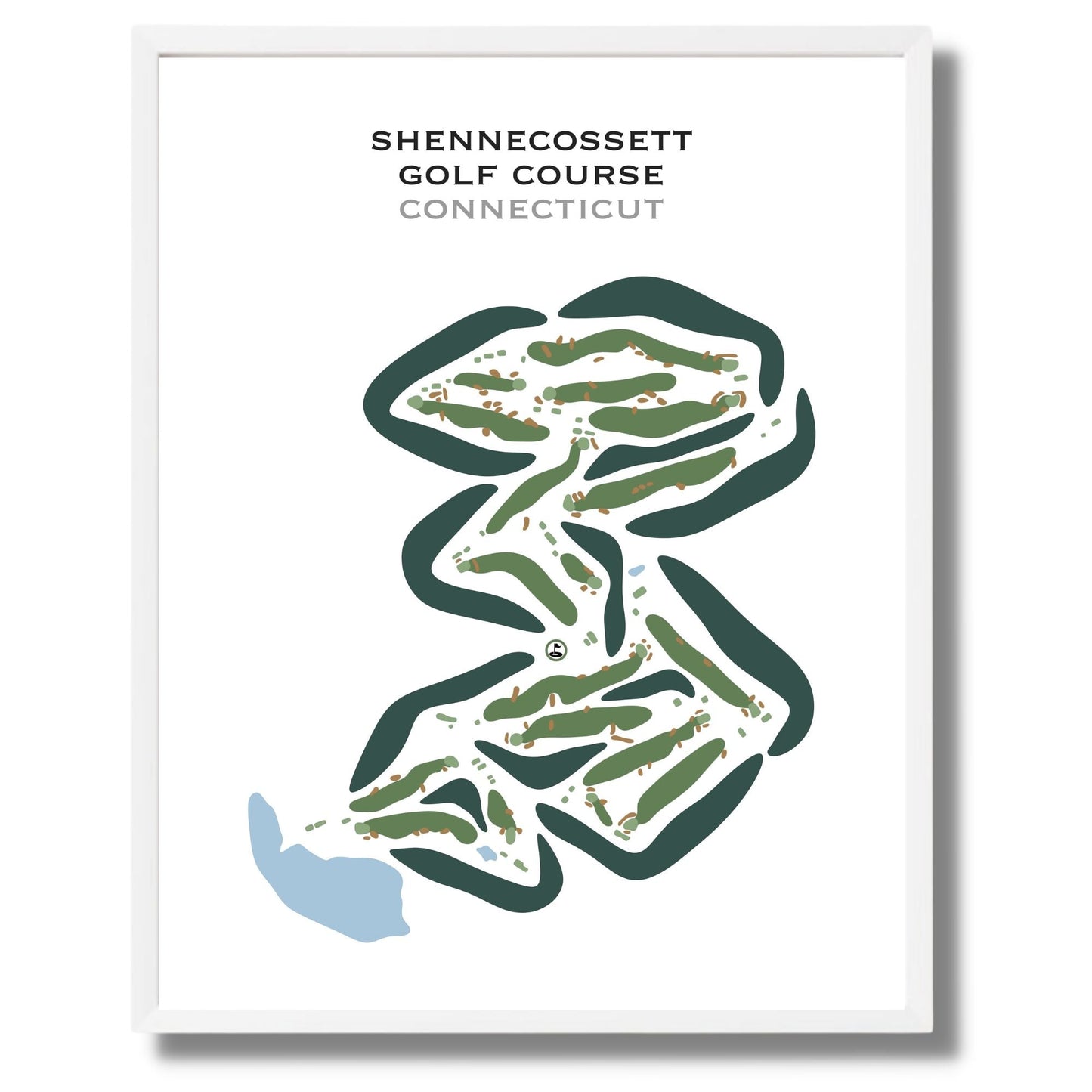 Shennecossett Golf Course, Connecticut - Printed Golf Courses