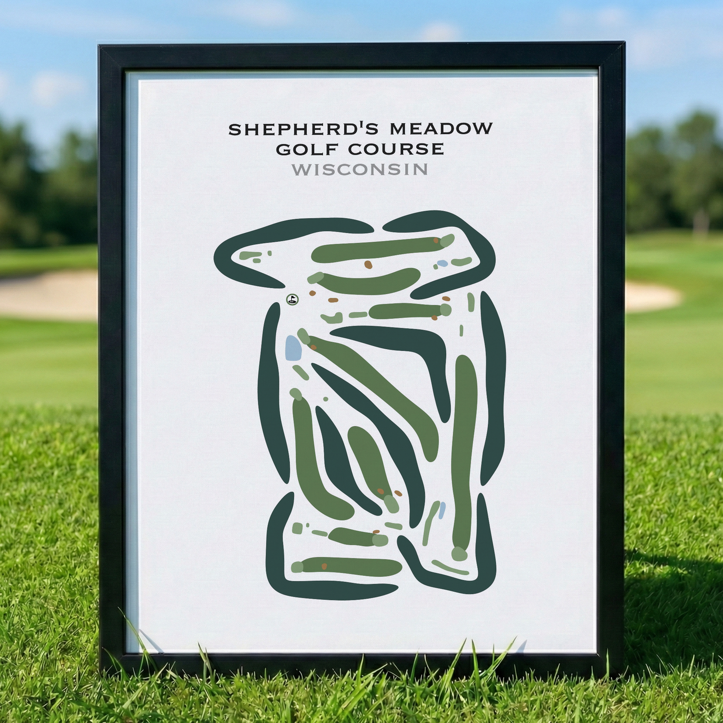 Shepherd's Meadow Golf Course, Wisconsin - Printed Golf Courses