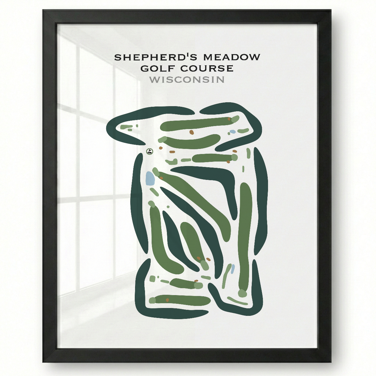 Shepherd's Meadow Golf Course, Wisconsin - Printed Golf Courses