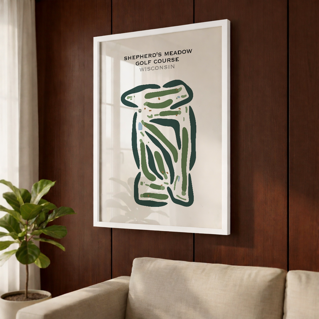 Shepherd's Meadow Golf Course, Wisconsin - Printed Golf Courses