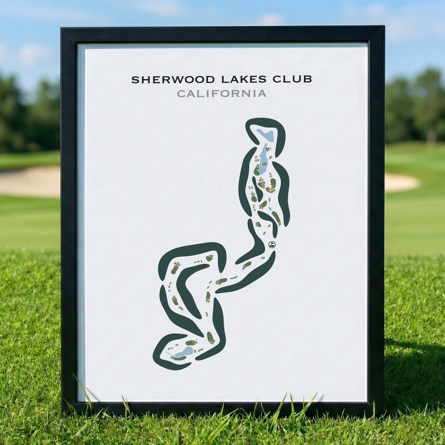 Sherwood Lakes Club, California - Printed Golf Courses