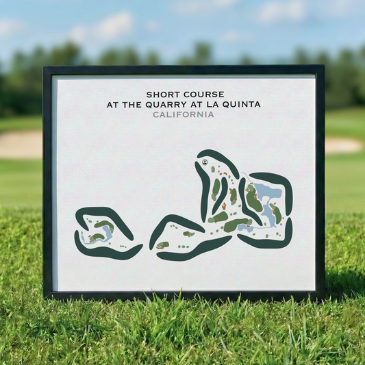 Short Course at The Quarry at La Quinta, California - Printed Golf Courses
