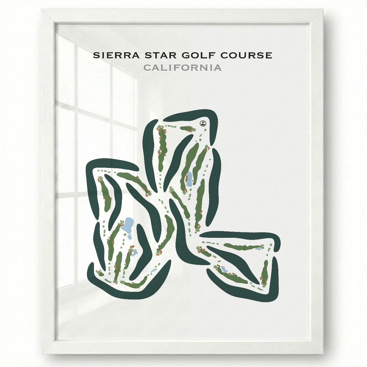 Sierra Star Golf Club, California - Printed Golf Courses