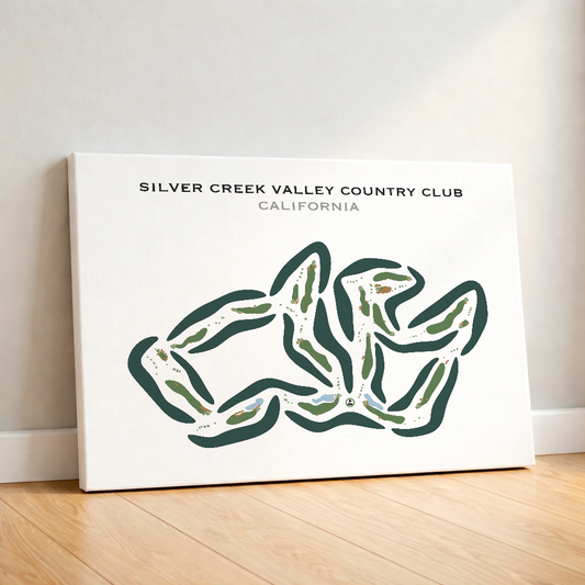 Silver Creek Valley Country Club, California - Printed Golf Courses