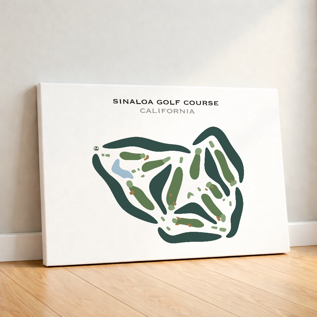 Sinaloa Golf Course, California - Printed Golf Courses