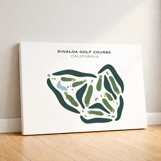 Sinaloa Golf Course, California - Printed Golf Courses
